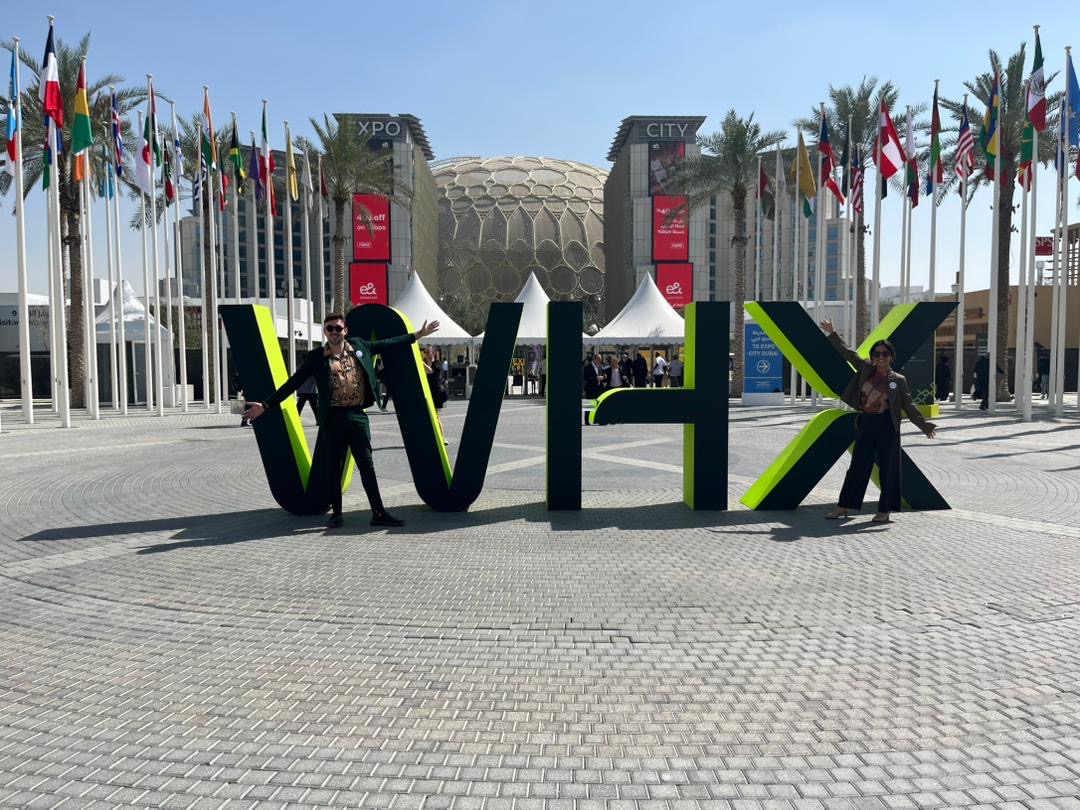NIMBUS team at WHX Dubai 2026 exhibition sign